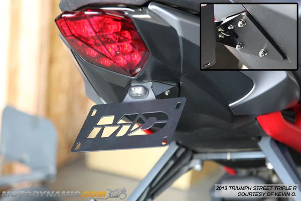 2013-2018 Triumph Street Triple Fender Eliminator Kit / Tail Tidy - Image 4