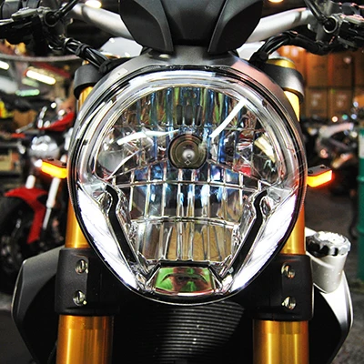 2014-2016 Ducati Monster 1200 Front LED Turn Signals by New Rage Cycles - Image 2