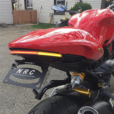 2014-2016 Ducati Monster 1200 Tail Tidy / Fender Eliminator With LED Turn Signals - Image 4