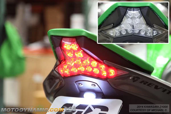 2014-2016 Kawasaki Z1000 Integrated Sequential LED Tail Light - Image 10