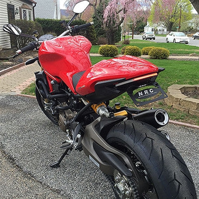 2014-2017 Ducati Monster 821 Fender Eliminator / Tail Tidy with Turn Signals and Brake Light - Image 5