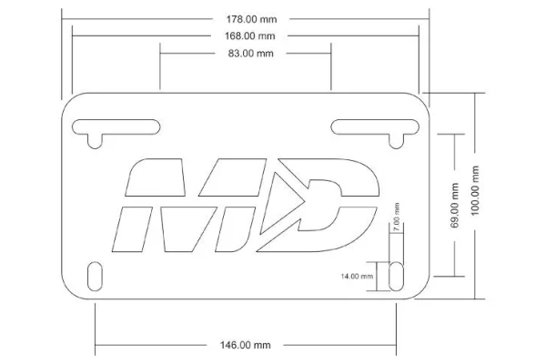 2018-2021 Ducati Monster 821 Fender Eliminator / Tail Tidy Kit - Image 6
