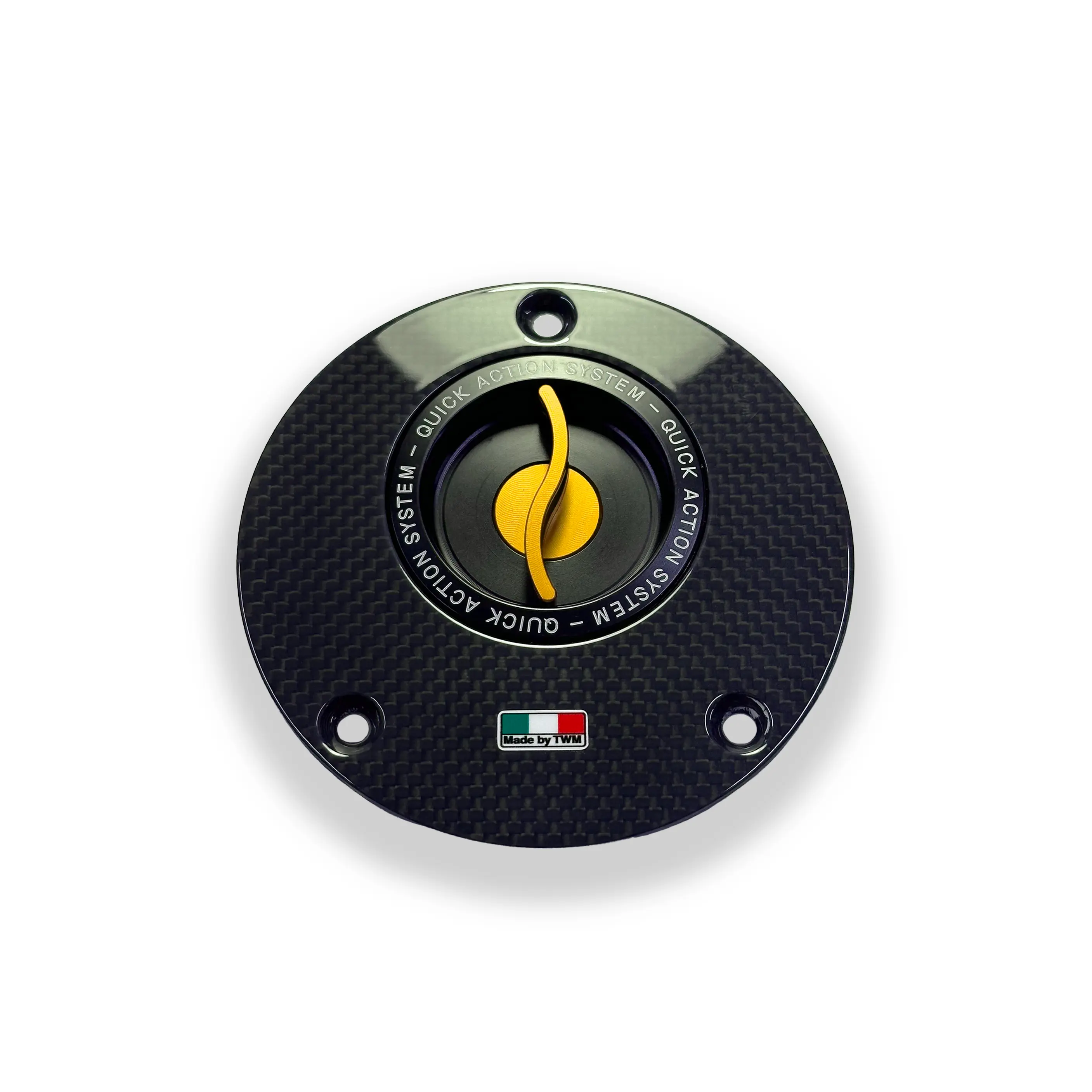 2014-2026 Yamaha MT07 Carbon Fibre Quick Action Fuel Cap by TWM - Image 3