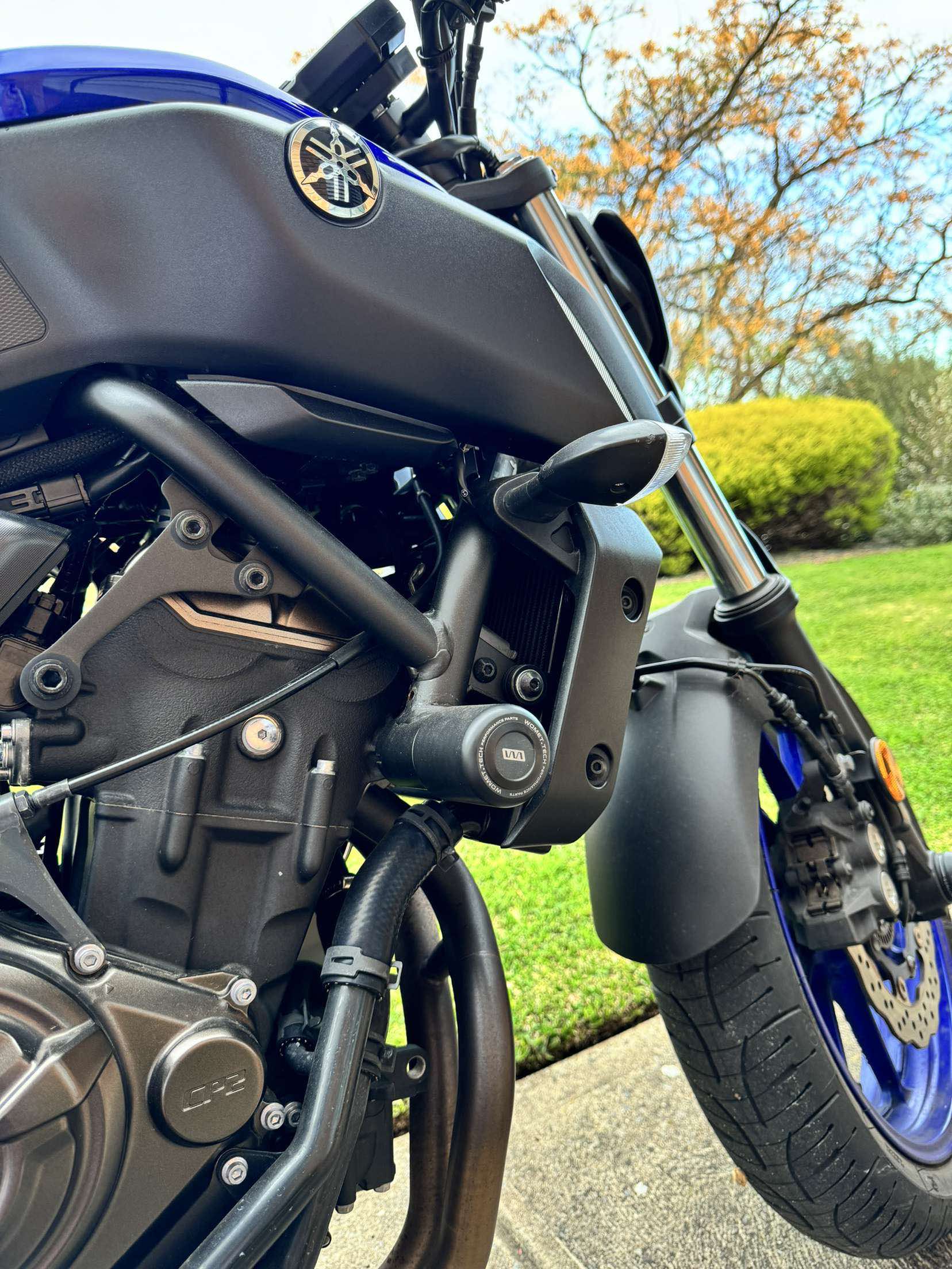 2014-2026 Yamaha MT07 Frame Sliders by Womet-Tech - Image 4