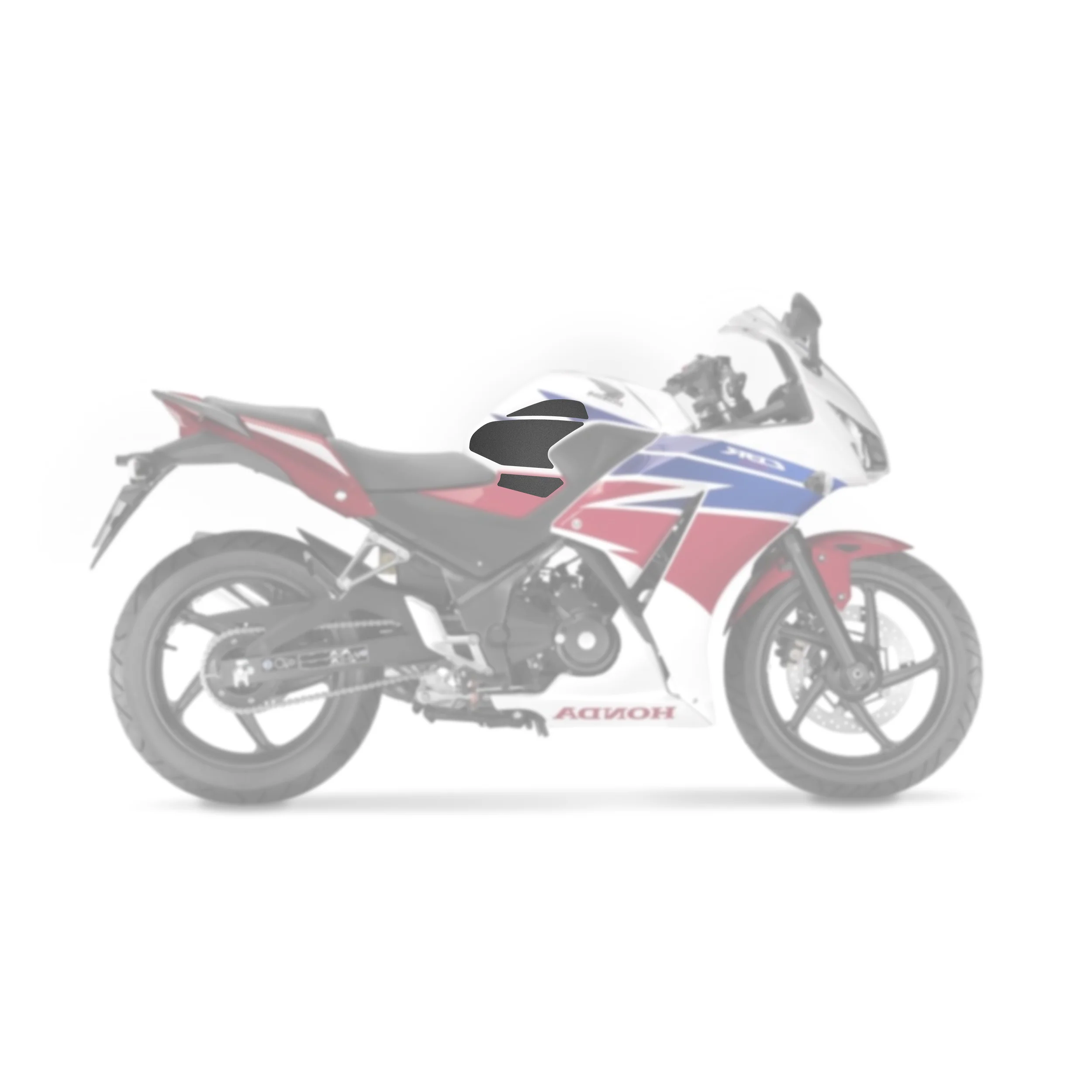 2015-2017 Honda CBR250R Tank Pads - Image 2