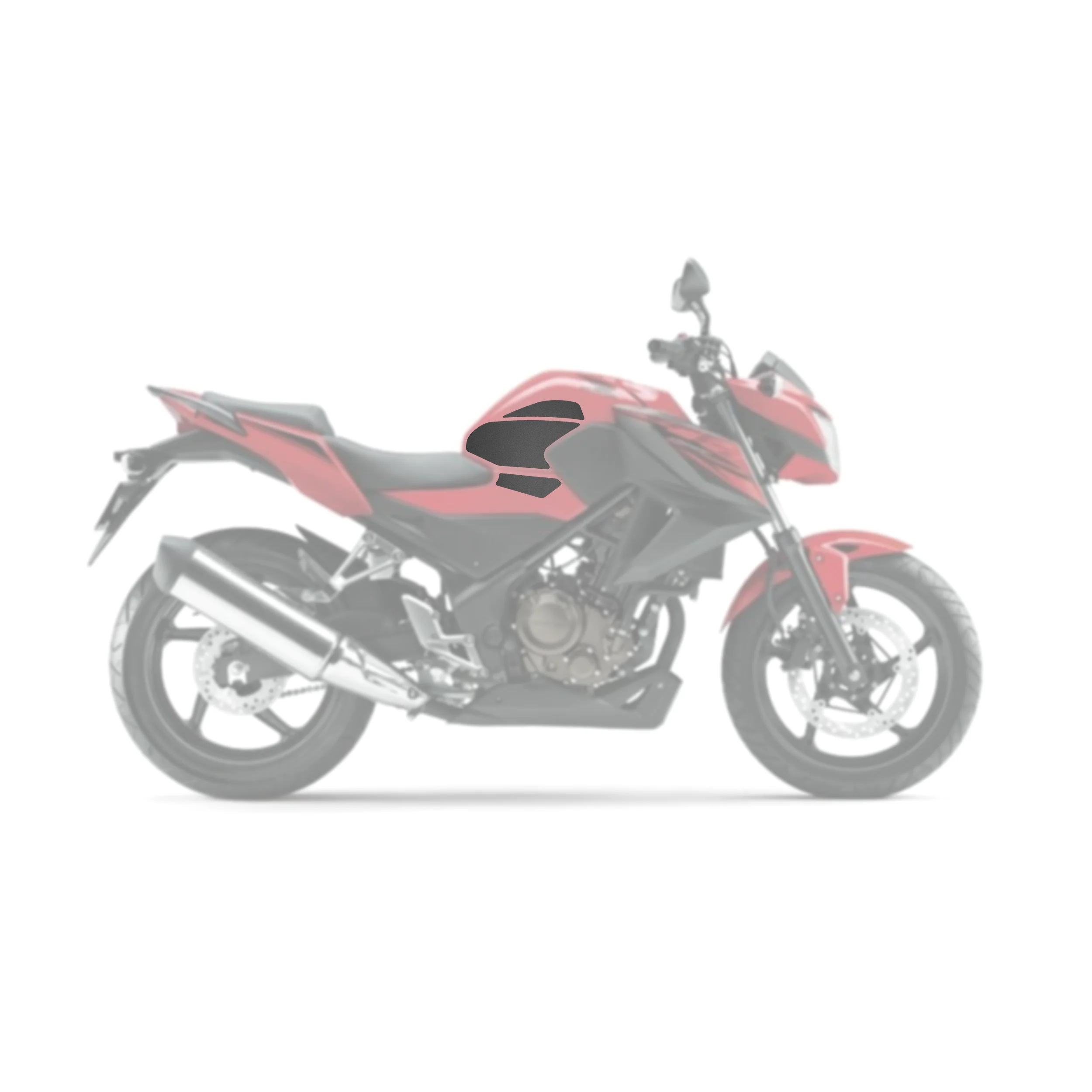2015-2018 Honda CB250F Tank Pads - Image 2