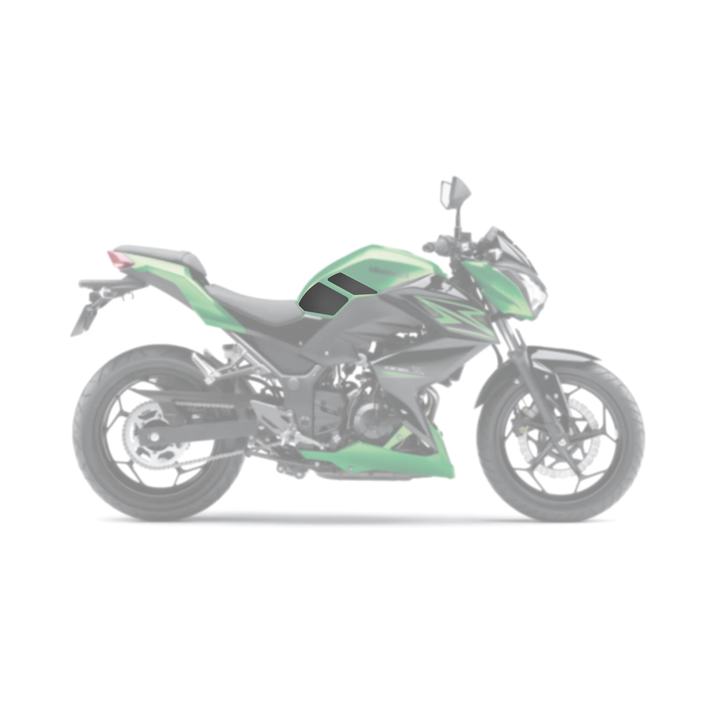 2015-2018 Kawasaki Z300 (ER300) Tank Pads - Image 2