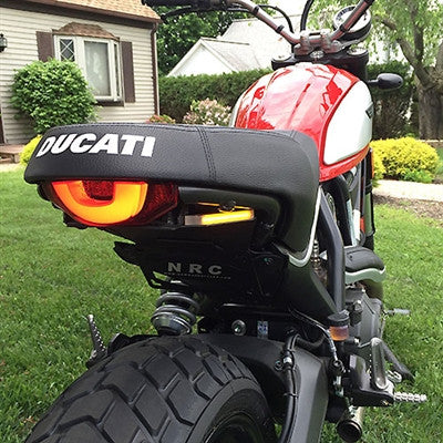 Ducati Scrambler Full Throttle Tail Tidy with LED Turn Signals by New Rage Cycles - Image 3