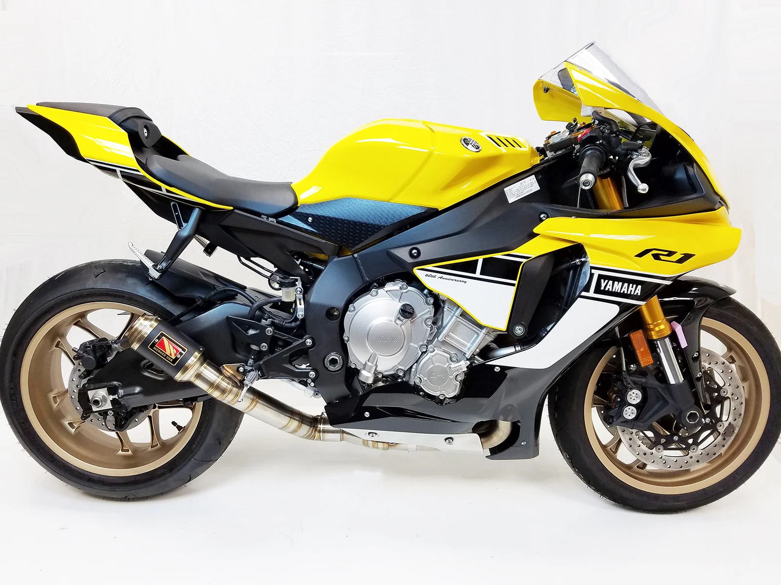 2015-2022 Yamaha R1 Race Exhaust by Competition Werkes - Image 2