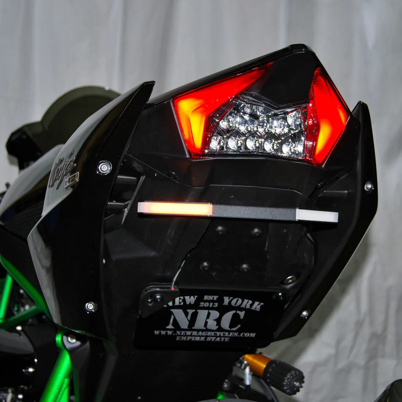 2015-2026 Kawasaki Ninja H2 Fender Eliminator / Tail Tidy with LED Turn Signals