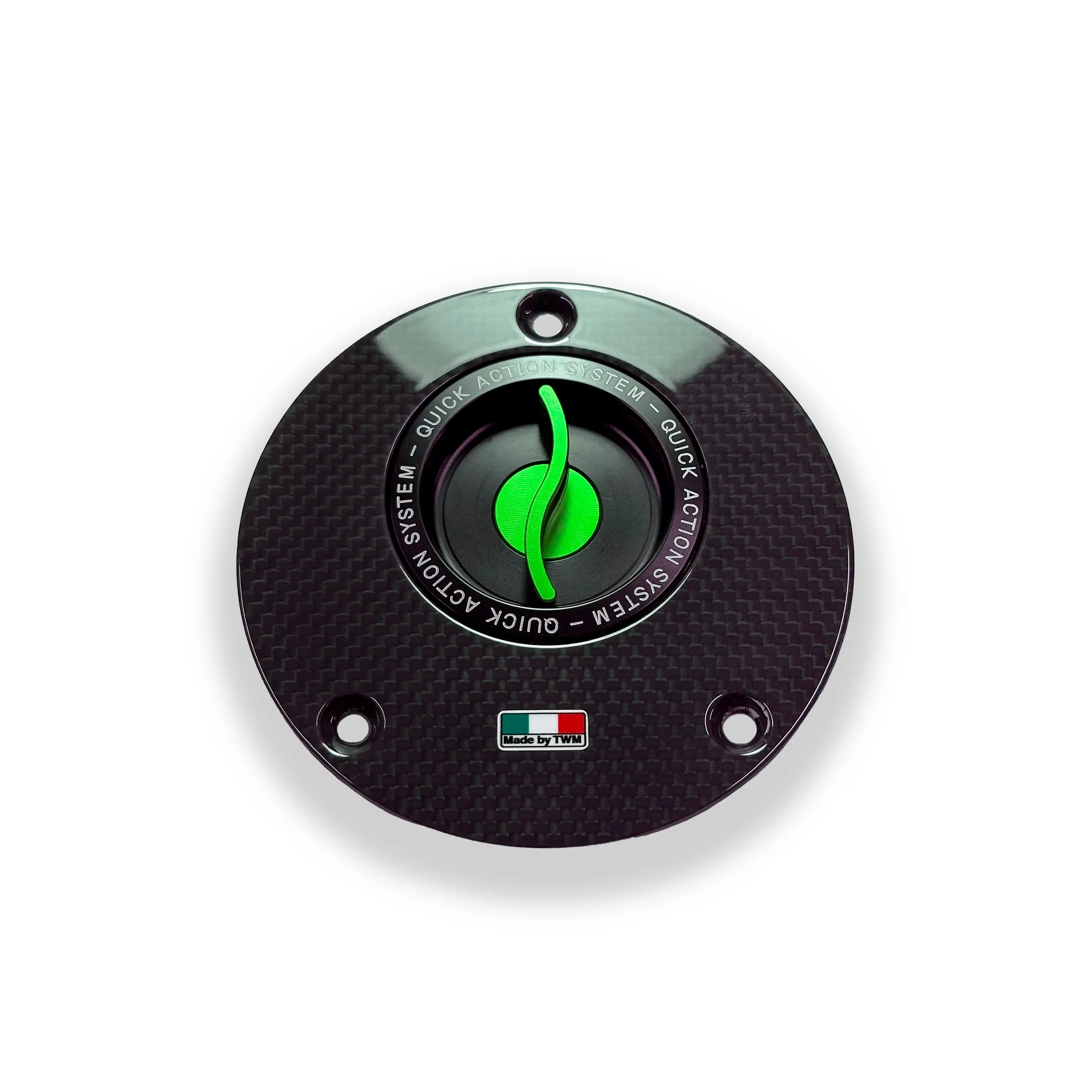 1998-2026 Yamaha R1 Carbon Fibre Quick Action Fuel Cap by TWM - Image 4