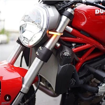 2016-2022 Ducati Monster 1200R Front LED Turn Signals - Image 5
