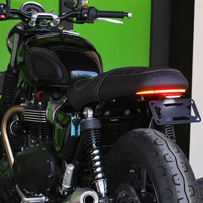 2016-2025 Triumph Street Twin Fender Eliminator Kit / Tail Tidy with LED Tail Light and Turn Signals - Image 4
