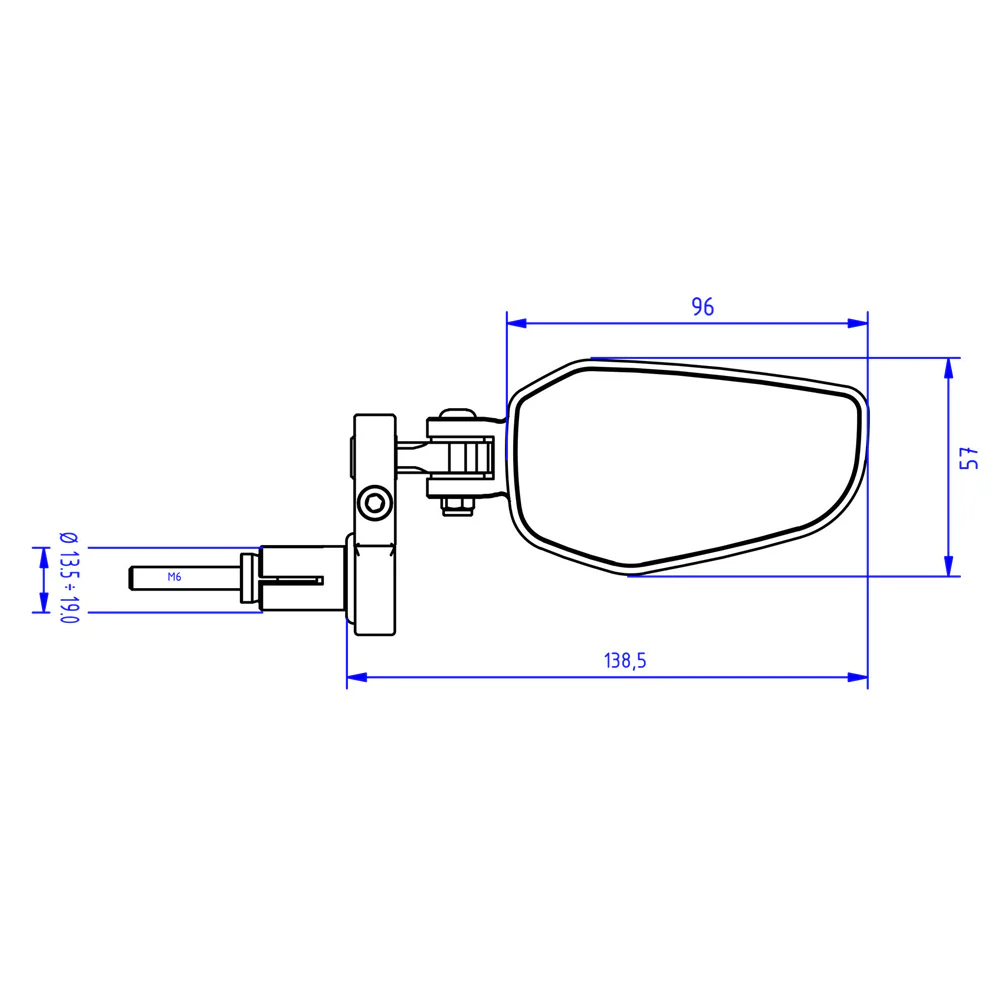 2014-2026 Yamaha MT07 Bar End Mirrors - Image 6