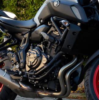 2016-2026 Yamaha XSR700 EVOS Edition Frame Sliders by Womet-Tech - Image 3