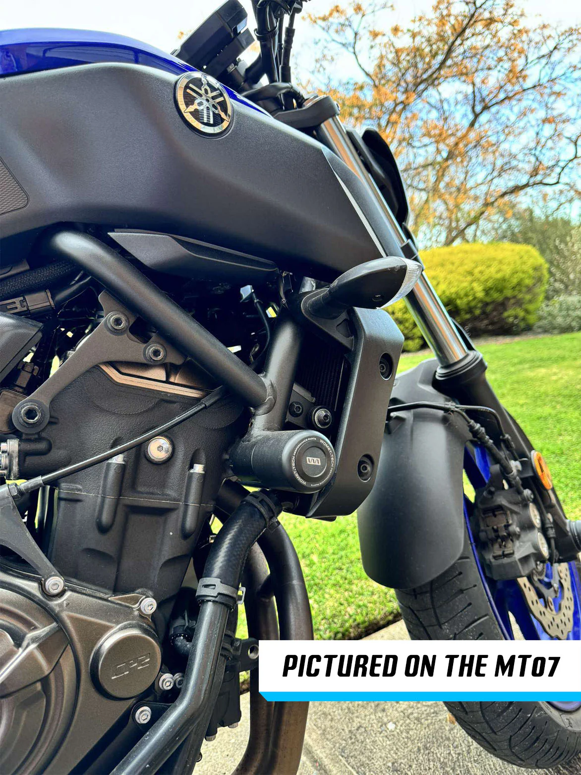 2016-2026 Yamaha XSR700 Frame Sliders / Crash Pads by Womet-Tech - Image 5