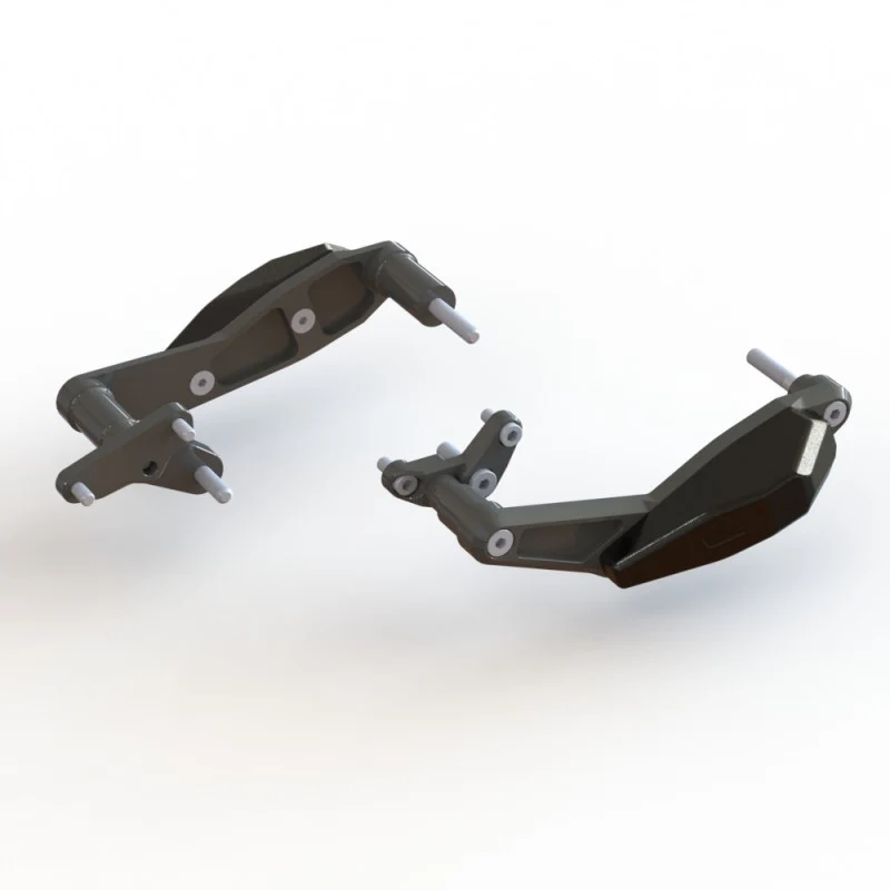 2016-2025 Yamaha XSR900 EVOS Edition Frame Sliders by Womet-Tech - Image 3