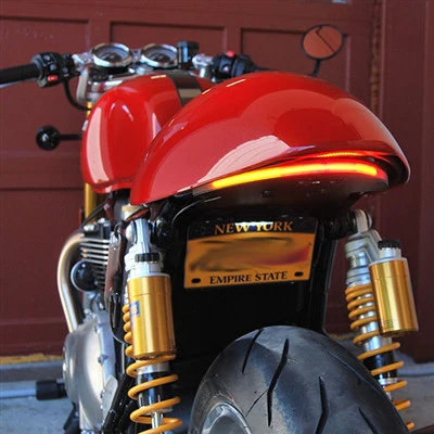 2016-2022 Triumph Thruxton Fender Eliminator Kit / Tail Tidy with Integrated Tail Light and Turn Signals - Image 10
