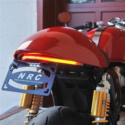 2016-2022 Triumph Thruxton Fender Eliminator Kit / Tail Tidy with Integrated Tail Light and Turn Signals - Image 3