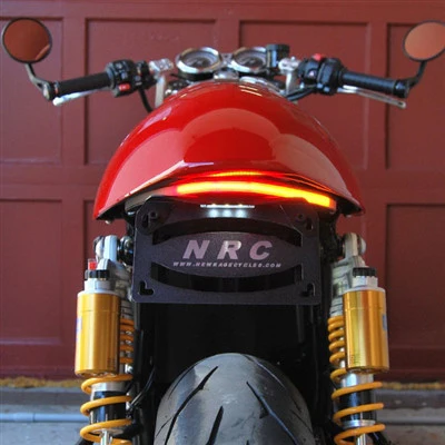 2016-2022 Triumph Thruxton Fender Eliminator Kit / Tail Tidy with Integrated Tail Light and Turn Signals - Image 7