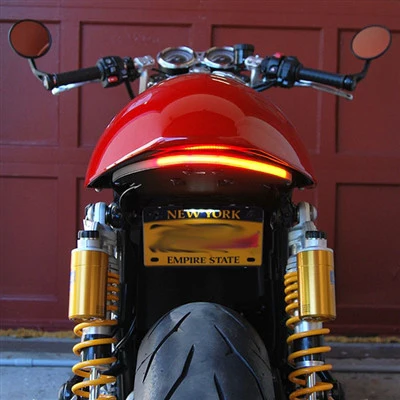 2016-2022 Triumph Thruxton Fender Eliminator Kit / Tail Tidy with Integrated Tail Light and Turn Signals - Image 9