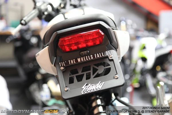 2017-2020 Honda Grom Fender Eliminator Kit / Tail Tidy - Image 2