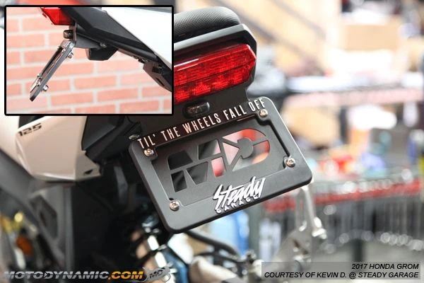 2017-2020 Honda Grom Fender Eliminator Kit / Tail Tidy - Image 3
