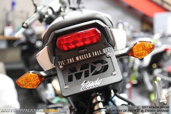2017-2020 Honda Grom Fender Eliminator Kit / Tail Tidy - Image 4