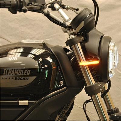 2017-2022 Ducati Scrambler Desert Sled Front LED Turn Signals by New Rage Cycles