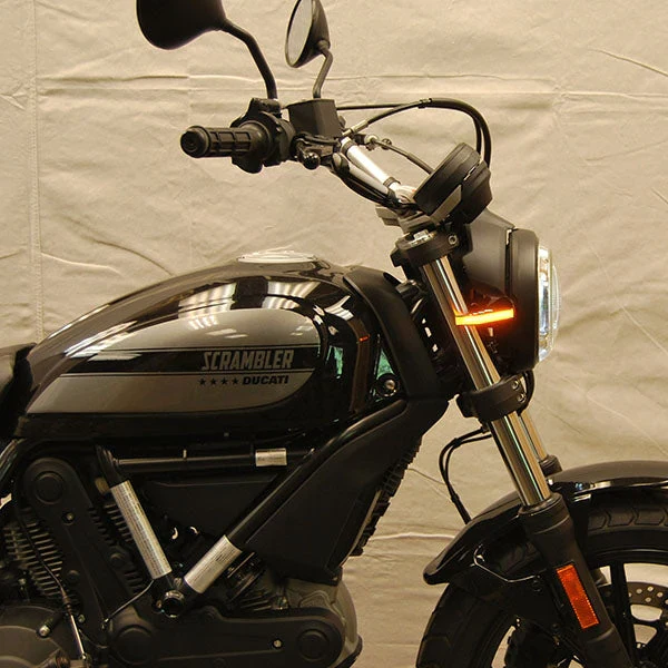 2017-2022 Ducati Scrambler Desert Sled Front LED Turn Signals by New Rage Cycles - Image 3