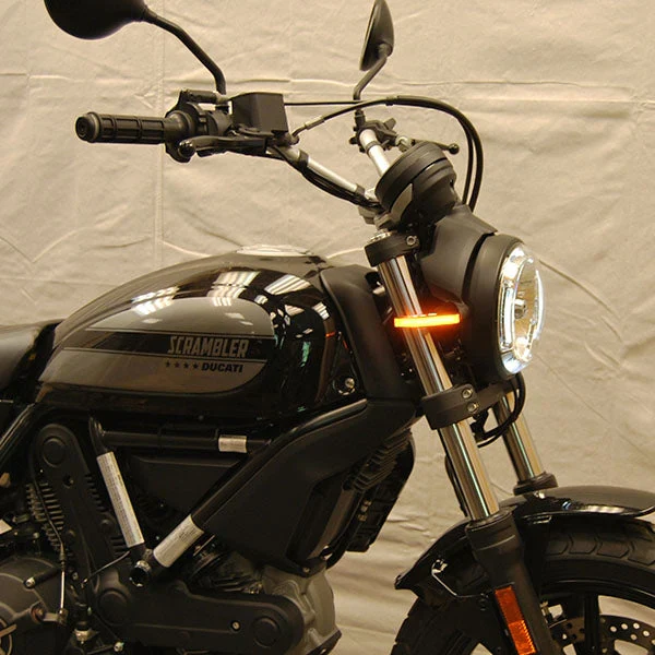 2017-2022 Ducati Scrambler Desert Sled Front LED Turn Signals by New Rage Cycles - Image 4