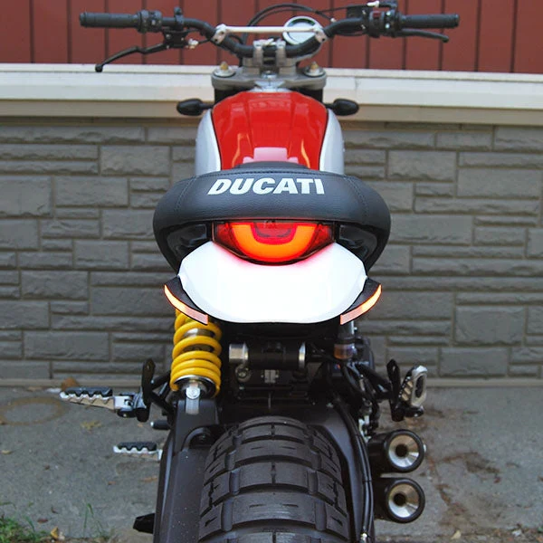 2017-2023 Ducati Scrambler Desert Sled Fender Eliminator / Tail Tidy with Turn Signals - Image 5