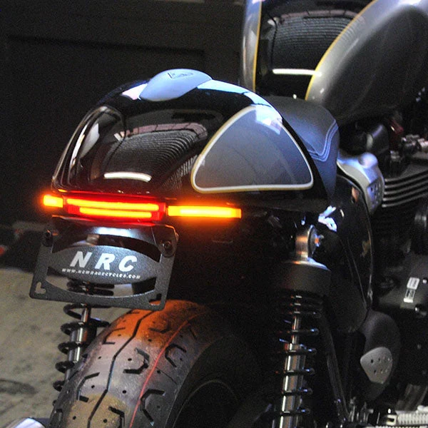 2017-2023 Triumph Street Cup Fender Eliminator Kit / Tail Tidy with Integrated Tail Light and Turn Signals - Image 2
