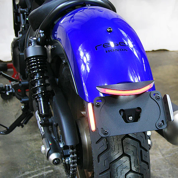2017-2026 Honda Rebel 500 Fender Eliminator with Brake Light and Turn Signals - Image 4