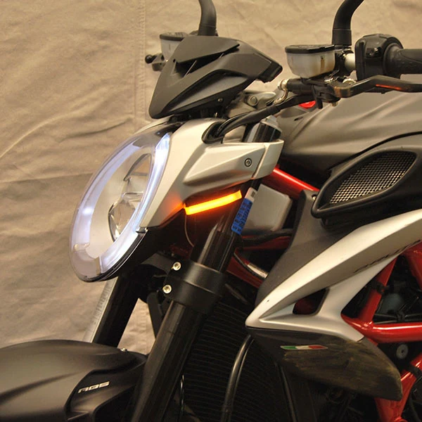 2017-2025 MV Agusta Brutale 800 / RR Front LED Turn Signals - Image 2