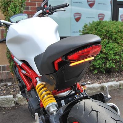 2018-2021 Ducati Monster 659 Fender Eliminator / Tail Tidy with LED Turn Signals - Image 4