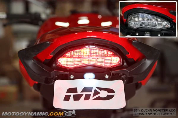 2018-2021 Ducati Monster 659 Integrated Sequential LED Tail Light - Image 9