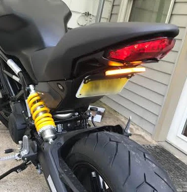 2018-2021 Ducati Monster 797 Fender Eliminator / Tail Tidy with Turn Signals - Image 6