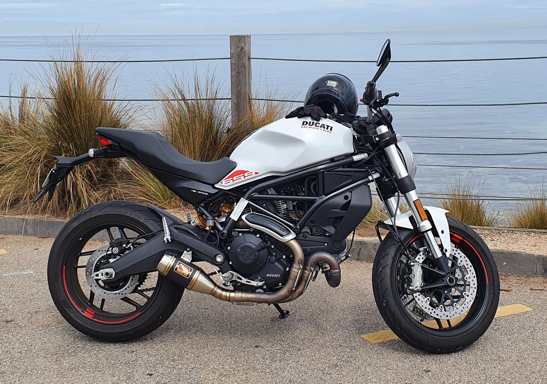 2018-2021 Ducati Monster 659 Slip on Exhaust by Competition Werkes - Image 4