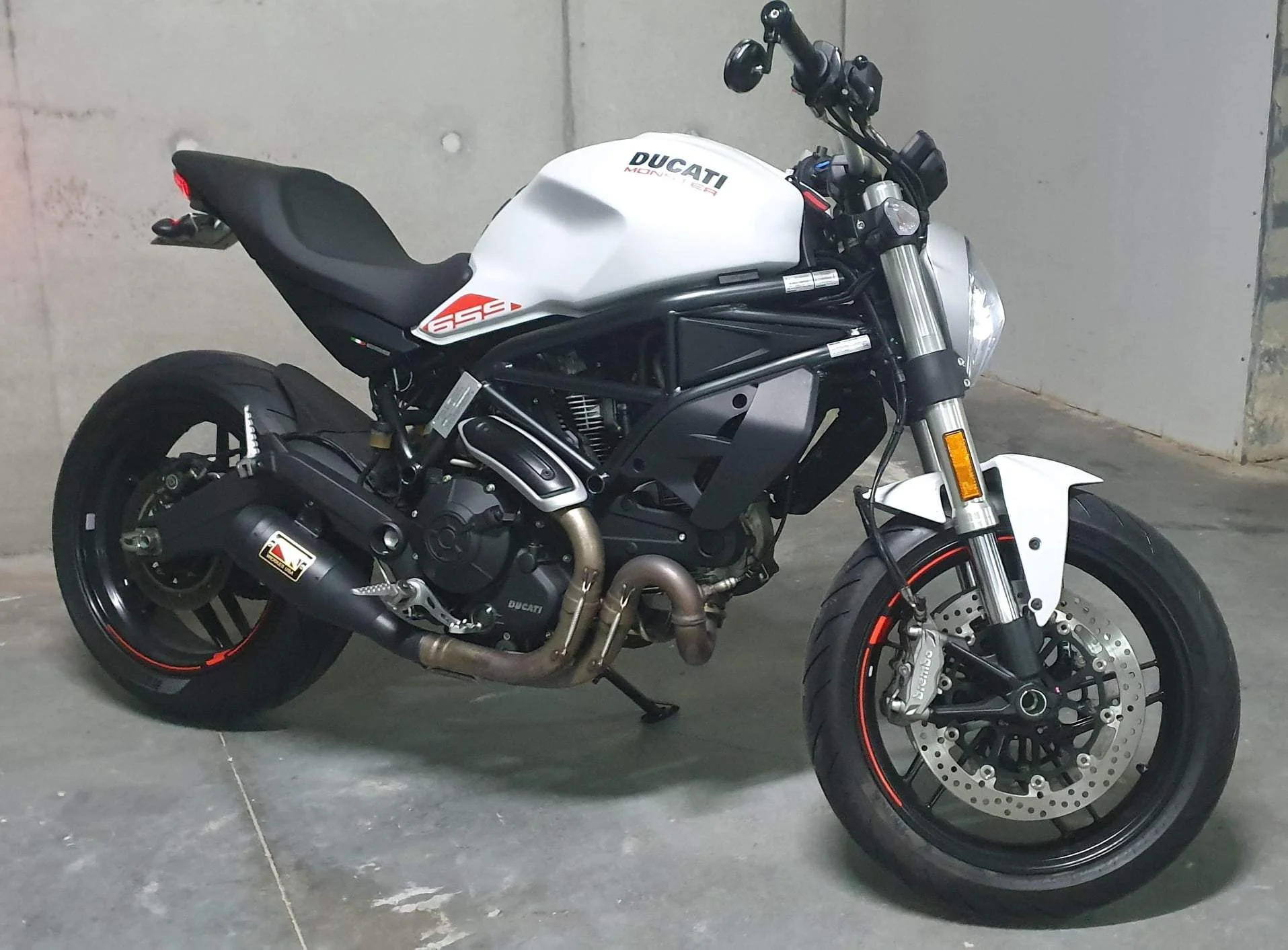 2018-2022 Ducati Monster 797 Slip on Exhaust by Competition Werkes - Image 2