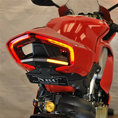 2018-2024 Ducati Panigale V4 Fender Eliminator / Tail Tidy with LED Turn Signals by NRC - Image 9