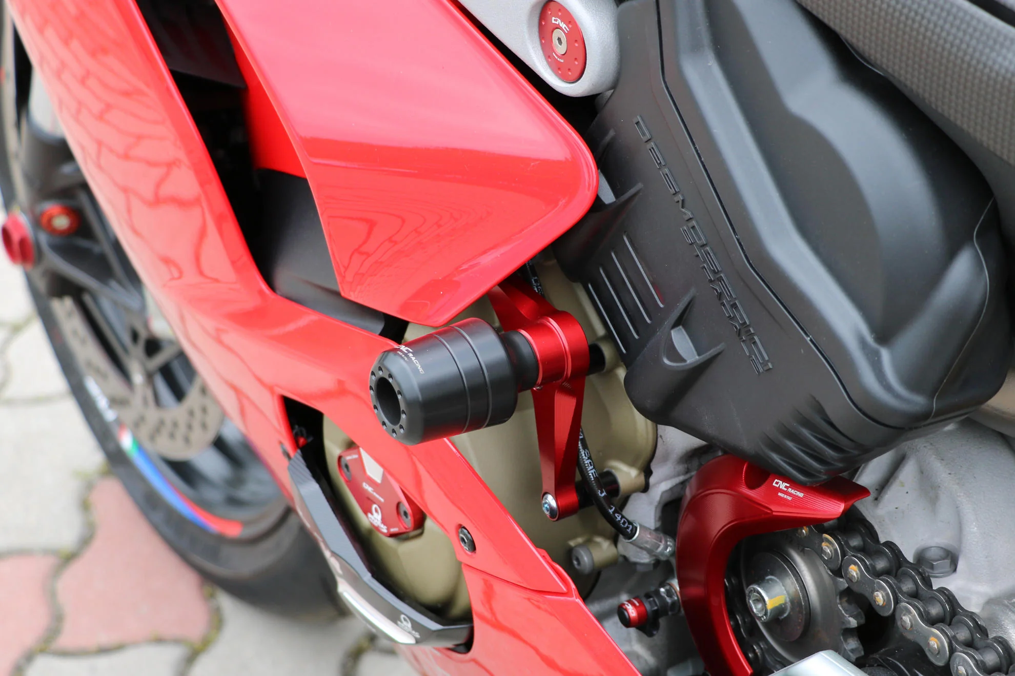 2018-2024 Ducati Panigale V4 Frame Sliders / Crash Pads by CNC Racing - Image 3