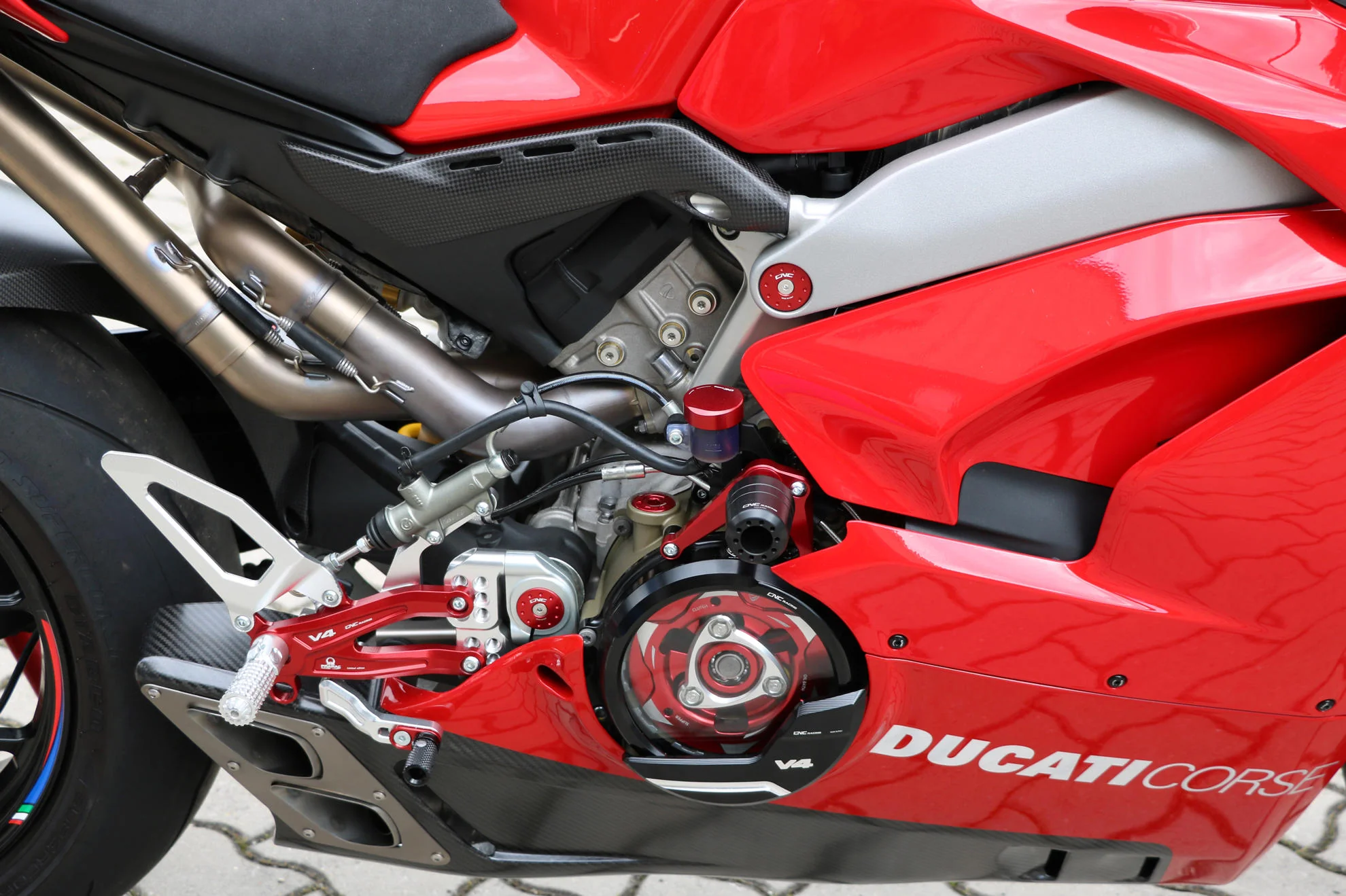 2018-2024 Ducati Panigale V4 Frame Sliders / Crash Pads by CNC Racing - Image 8