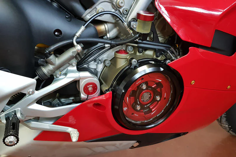 2018-2025 Ducati Panigale V4 Clear Clutch Cover by CNC Racing - Image 3