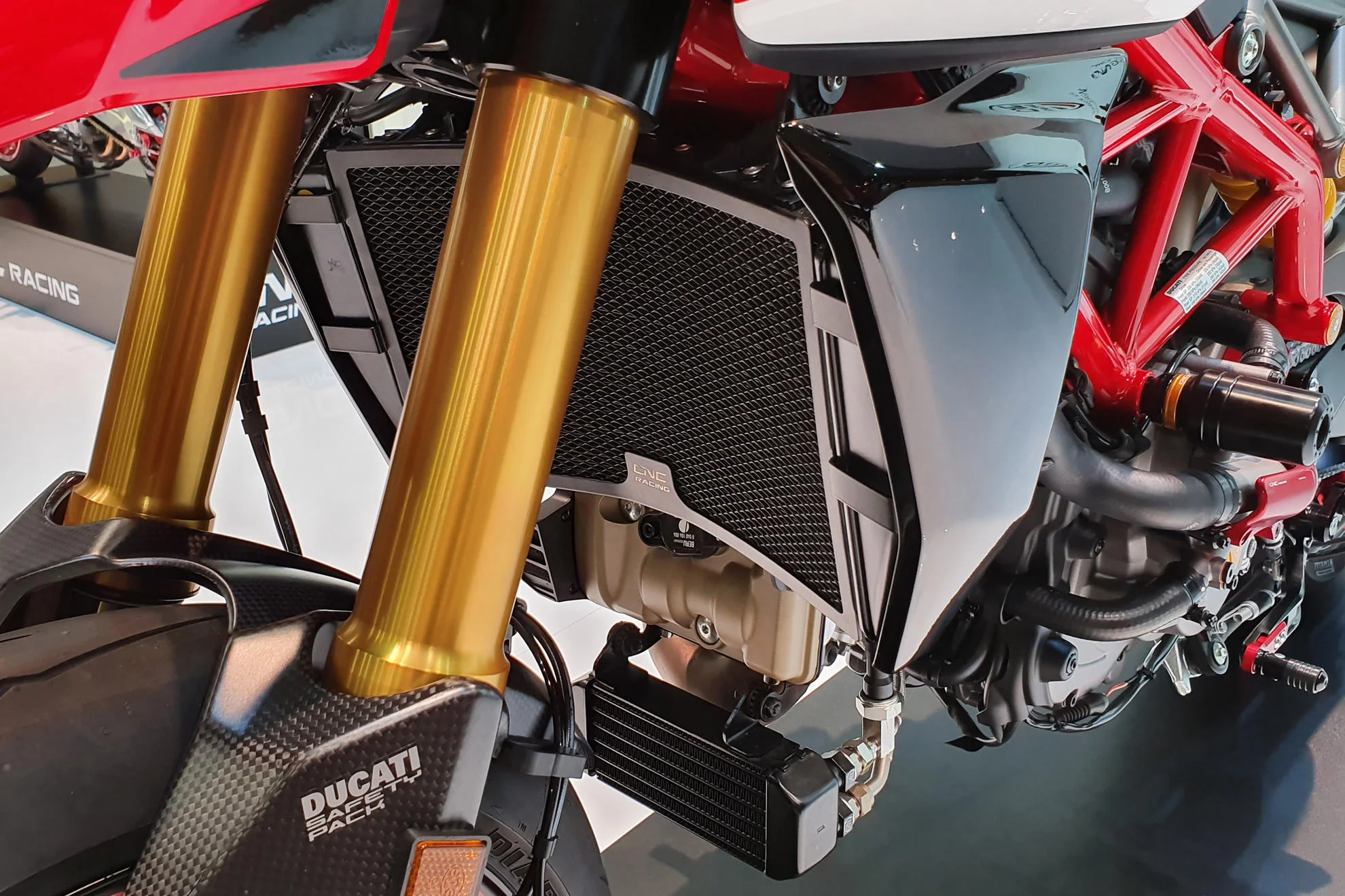 2019-2024 Ducati Hypermotard 950 / 950SP Radiator Guard - Image 2
