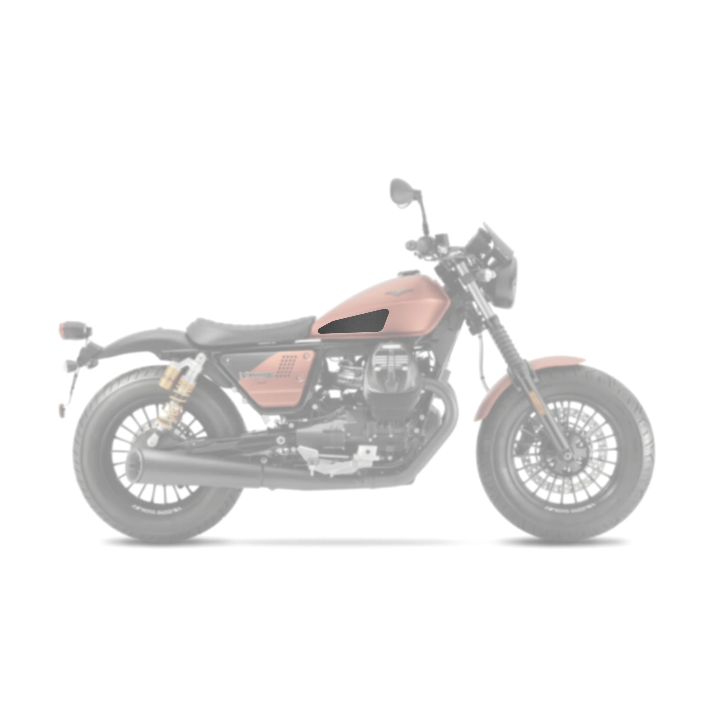 2019 Moto Guzzi V9 Bobber Sport Tank Pads - Image 2