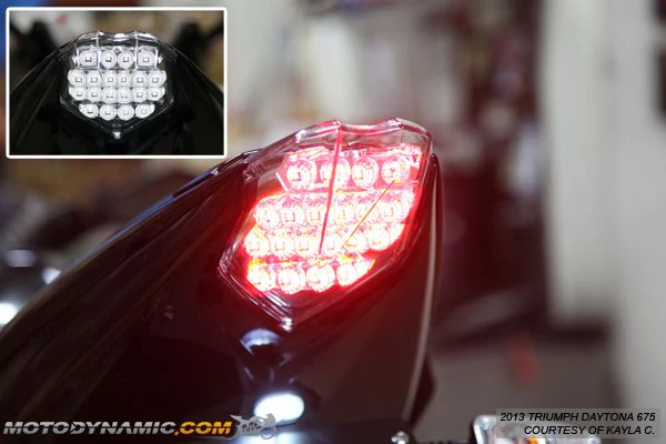 2020-2021 Triumph Daytona 765 Moto2 Integrated Sequential LED Tail Light - Image 7