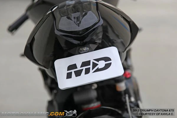 2018-2025 Street Triple 765 R S RS Fender Eliminator / Tail Tidy Kit - Image 2