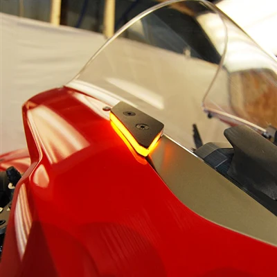 2020-2024 Ducati Panigale V2 Mirror Block Off Turn Signals by New Rage Cycles - Image 3
