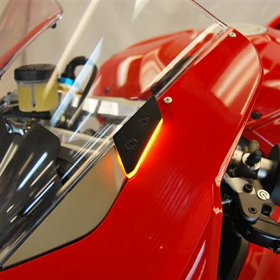 2020-2024 Ducati Panigale V2 Mirror Block Off Turn Signals by New Rage Cycles - Image 5